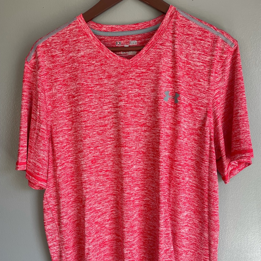 Red & White V-Neck
